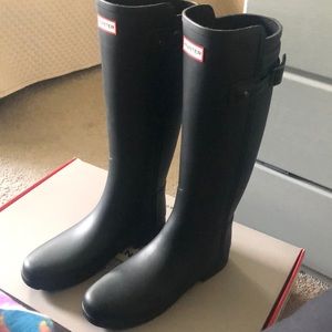 NWOT- Black Hunter Boots